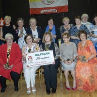 Members and mentors of the 1973 Camogie team.
