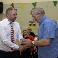 Ciaran O' Toole with  Sean Keogh.